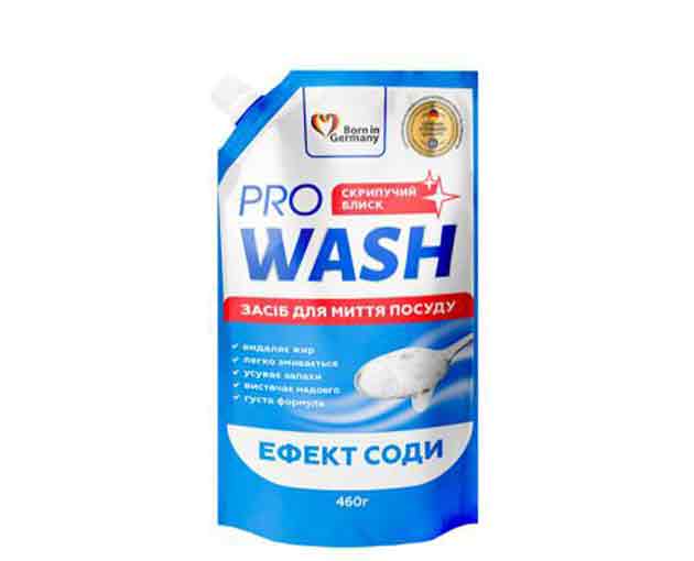 PRO WASH PRO WASH ჭურჭლის სარეცხი სითხე სოდის ეფექტი 460მლ